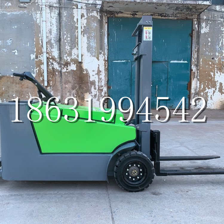 乾安县小型电动叉车1吨2吨步行站驾式电瓶堆高充电装卸车液压升降车铲车